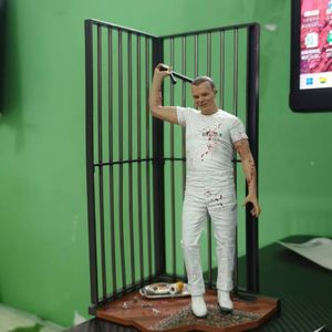 NECA Il Silenzio dei Pecorelli <span class=keywords><strong>Hannibal</strong></span> Lecter Versione in Fuga dalla Prigione Statuetta in PVC Modello Decorativo - Product Image 3