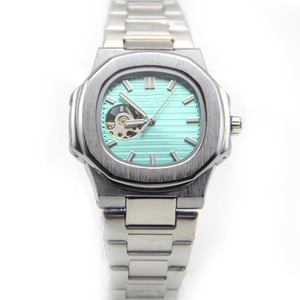 Nuevo Reloj de Pulsera Automático Mecánico de Acero Inoxidable con Correa de Cuero, Resistente al Agua, <span class=keywords><strong>Serie</strong></span> Cien, de Moda y Negocios, 40.5mm, Modelo 2026 - Product Image 2
