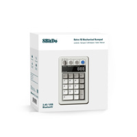 Teclado Numérico Mecánico Retro 8BitDo de 18 Teclas, Compatible con PC y Modo Calculadora Estándar para Windows y Android - Edición Jade