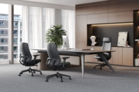 Chaise de bureau pivotante de luxe à dossier haut réglable, le meilleur coussin ergonomique pour ordinateur de direction