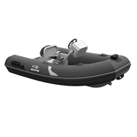Bote Inflable Plegable Versátil de PVC para Pesca y Surf, Marca Leisure Offshore, Nuevo, con Motor Fuera de Borda, Batería E60 de 3kw