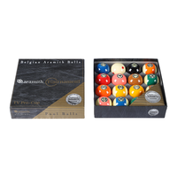 Jeu de billard de conception professionnelle 57.2mm 16 boules de billard prédateur noires chinoises à 8 boules fabricant ensemble de boules de table de billard