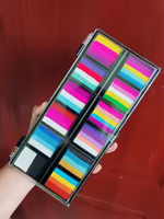 Ensemble de 12 couleurs de maquillage professionnel, nouveau, lavable, pour les fêtes, cosmétiques, eye-liner coloré, maquillage en gâteaux séparés, peinture faciale
