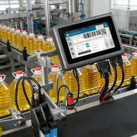 Impresora Inteligente DOCOD T200E TIJ, Máquina de Inyección de Tinta Térmica de Alta Definición para la Codificación de Fechas de Caducidad y Códigos de Barras en Botellas de Productos para la Salud