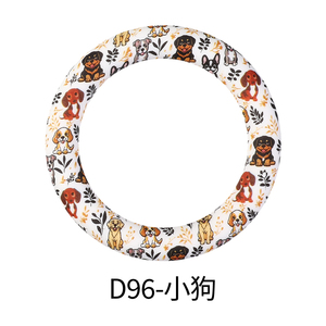 2026 新款硅胶焦点斑点狗、斗牛犬、罗威纳犬、金毛猎犬、比特犬串珠笔 15 毫米印花珠子 - Product Image 5