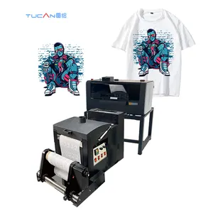DTF printer printing machine A3 30cm heat transfer Xp600 Printhead T-shirt digital printing machine DTF with Shaker and Dryer