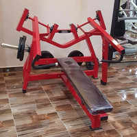 Chine usine gym plaque de fitness machines chargées plaque horizontale chargée presse de poitrine ISO presse de banc horizontale latérale horizontale