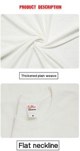 T-shirt Homme Grande Taille Américaine en Coton Lourd Noir 230 g/m² à Manches Courtes, Couleur Unie, Épaules Tombantes – Collection Été Haute Qualité - Product Image 6