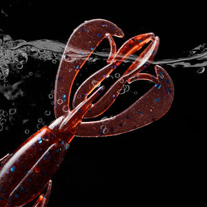 OEM ODM 40mm 60mm <span class=keywords><strong>Leurre</strong></span> souple pour la pêche aux écrevisses Appâts en silicone pour crevettes, bar et <span class=keywords><strong>perche</strong></span> Appâts artificiels pour poissons - Product Image 4