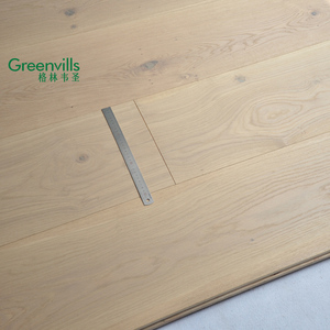 Plancher en bois d'ingénierie en chêne blanc européen de 300mm de large - Product Image 6