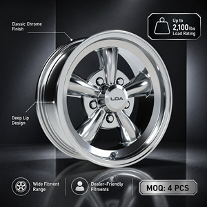 Jantes en alliage chromé pour voitures classiques de 15 à 22 pouces pour Mustang Camaro <span class=keywords><strong>Corvette</strong></span> - Product Image 2