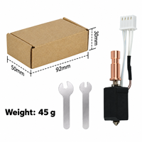 Kit Hotend à Démontage Rapide pour Imprimante 3D, en Laiton, Buse en Acier Trempé, Bloc Chauffant Céramique 320°C, Pré-assemblé, Compatible Anycubic - Vente en Gros