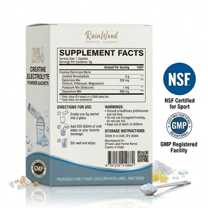 Rainwood - Sobres de <span class=keywords><strong>Creatina</strong></span> y Electrolitos en Polvo para Viaje, Dosis de 5g, Paquetes de Muestra de Nutrición Deportiva OEM - Product Image 2