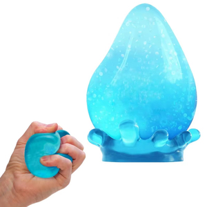 Snowflake Ice Cube Squishy <b>Toy</b> Teardrop Stress Relief Sensory Fidget for Girls Boys Kids Adults Office <b>Desk</b> - Product Image 6