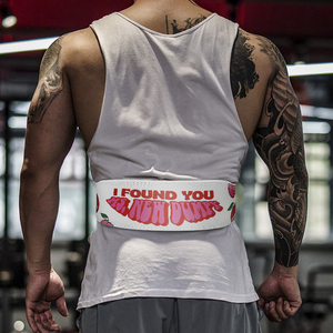 Unisex Thoải Mái Trái Cây In Da Phòng Tập Thể Dục Vành Đai Cơ Thể Xây Dựng Trọng Lượng Nâng Tùy Chỉnh Non-Slip Thoáng Khí Tập Thể Dục Logo - Product Image 4