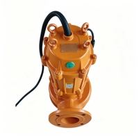 Pompe submersible en fonte pour eaux usées, haute pression, contrôle entièrement automatique, grand débit (150-300m³/h), pour usage en ingénierie et sous-sols