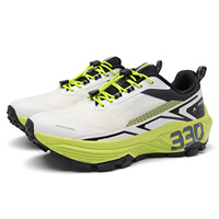 Chaussures de course unisexes pour l'été et le printemps, respirantes, à lacets rapides, avec semelle intermédiaire amortissante et semelle extérieure antidérapante, pour la course en trail