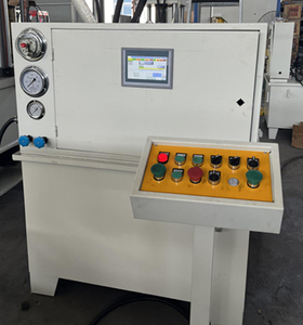 Prensa hidráulica Manual 150T Máquina formadora de ladrillos de coco Alimentación automática de polvo Máquina de prensa hidráulica eléctrica - Product Image 5