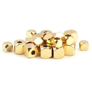 Écrous hexagonaux en laiton 6x6mm, taille métrique, finition lisse, pour composants de fabrication de bijoux DIY - Product Image 4