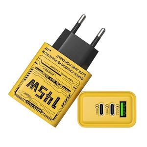 145W <span class=keywords><strong>3</strong></span>ポート高速充電タイプC GaN電話充電器USB C QC <span class=keywords><strong>3</strong></span>.0スーパーチャージアダプターiPhone 17用Samsung Huawei Xiaomi - Product Image 6