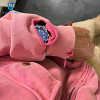 BENTURA Streetwear Fabricant et Designer de Vêtements Personnalisés pour Hommes – Blouson Zippé à Capuche Oversize en Coton Épais 400 g/m² Effet Vieilli de Haute Qualité