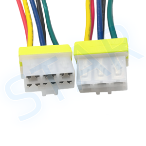 OEM 6针公对母6.3毫米摩托车电缆插头汽车照明线束7122-6060 7123-6060 - Product Image 4