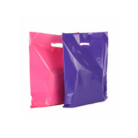 Sac de shopping personnalisé imprimé sur mesure, réutilisable, robuste, avec poignée découpée, pour l'emballage de chaussures et de vêtements, directement de l'usine