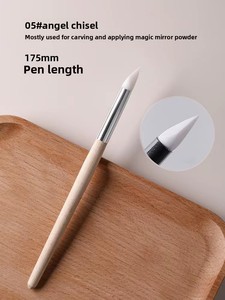 Pincel <span class=keywords><strong>de</strong></span> silicona <span class=keywords><strong>para</strong></span> decoración <span class=keywords><strong>de</strong></span> uñas con mango <span class=keywords><strong>de</strong></span> <span class=keywords><strong>madera</strong></span>, estilo japonés, multifuncional, agarre cómodo, herramienta <span class=keywords><strong>para</strong></span> tallar y pintar, varilla <span class=keywords><strong>para</strong></span> uñas - Product Image 4