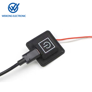 Interruttore a Pulsante in Silicone Impermeabile con Interfaccia USB-<span class=keywords><strong>C</strong></span>, Interruttore di Controllo Temperatura in Silicone - Product Image 1
