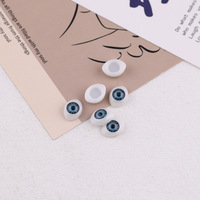 Perles de déguisement artisanales pour bijoux DIY, accessoires de décoration en résine simulée en forme de patch oculaire de poupée démoniaque pour la fabrication de bijoux
