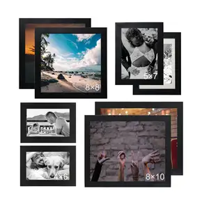 Customized Cheap A1 A2 A3 A4 A5 4x6 5x7 6x8 8x10 11x14 12x16 12x18 16x20 18x24 24x36 Black White Poster Picture Wood Photo Frame