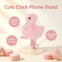 Support de téléphone pliable en acrylique personnalisé avec motif de dessin animé, anti-renversement, pour regarder des films à la maison