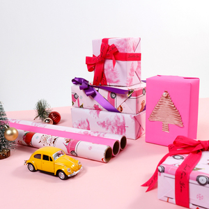 Usine en gros 80g anniversaire luxe personnalisé 43cm X 3m rouleau de papier métallique papier d'emballage pour l'emballage - Product Image 2