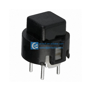 Professional BOM Supplier D6C90 LFS Push <strong>Button</strong> Switch SPST-NO Off-Mom Keyswitch Through Hole D6C90-LFS Square <strong>Button</strong> Black - Product Image 1