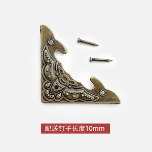 Zinc Alloy Bat Shaped <b>Corner</b> <b>Protector</b> Bronze Plated For Wooden Box Decorative Edge Guard - Product Image 4
