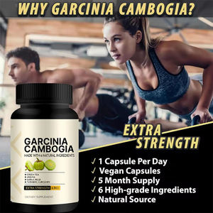 Capsules de Garcinia Cambogia 6-<span class=keywords><strong>en</strong></span>-1 à Marque Blanche OEM, Extrait Herbal de Thé Vert, <span class=keywords><strong>Ail</strong></span>, Curcuma et Poivre <span class=keywords><strong>Noir</strong></span>, Complément Alimentaire pour Adultes - Product Image 2