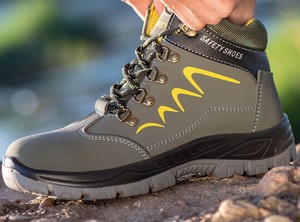 Fabricant <span class=keywords><strong>personnalisable</strong></span> acier orteil antistatique antidérapant imperméable en cuir résistant aux coups <span class=keywords><strong>de</strong></span> couteau s3 chaussures <span class=keywords><strong>de</strong></span> sécurité pour hommes - Product Image 4