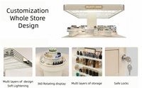 Vente en gros usine : Kiosque de présentation cosmétique pour centres commerciaux et détaillants, Ensemble de comptoirs de présentation pour magasins de beauté, Îlot de présentation pour soins de la peau et maquillage
