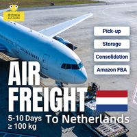 Agente de Transporte Aéreo, Transporte por Carretera, DDP, DDU, FBA, Envío de China a Holanda, Puerta a Puerta, Servicio de Logística, Seguro 5-10