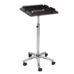 Carrito de Plástico Multiusos para Salón de Belleza, con 4 Ruedas, para Extensiones de Cabello, Trenzado y Peinado, Fácil de Mover, Diseño Moderno, para Salón, Baño, Apartamento - Product Image 1