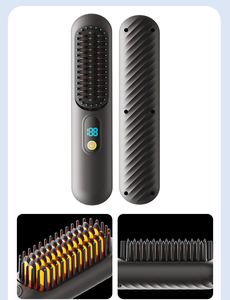 Cepillo Alisador de Cabello Inalámbrico Iónico, Recargable por USB, con Revestimiento Cerámico y Iones Negativos Anti-Frizz para Todo Tipo de Cabello - Product Image 2