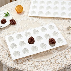 18 Hole Walnut Silicone <b>Mold</b> Fondant Silicone <b>Mold</b> 3D <b>Mold</b> Silicone French Dessert Baking Candy Chocolate Bar <b>Mold</b> - Product Image 1