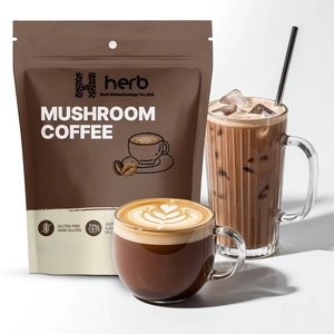 กาแฟผงเห็ดหลินจือและเห็ดหัวลิงตราสินค้า ODM/OEM สำหรับผู้ใหญ่ ช่วยเพิ่มพลังงาน 1 ช้อนต่อหนึ่งหน่วยบริโภค - Product Image 1