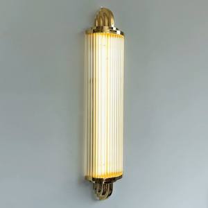 Lámpara de Pared Decorativa de Cristal Artístico PM American Creative para Sala de Estar, Dormitorio, Villa, Iluminación de Pared de Cristal con Ondas, Moderna, Sencilla y de Lujo - Product Image 1