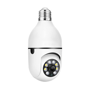 Mini IP kỹ thuật số CCTV <span class=keywords><strong>Camera</strong></span> An Ninh với tầm nhìn ban đêm không dây bóng đèn 360 độ hình ảnh bộ nhớ Thẻ lưu trữ tùy chọn - Product Image 5