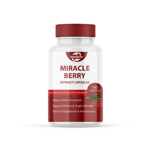 Capsules d'extrait de baies miracle en marque blanche OEM – Ajuste la perception du goût, soutien antioxydant, soutien à la santé, complément alimentaire - Product Image 1