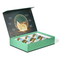Vente en gros personnalisé de luxe vide carton dur pot Mason en papier épices noix de cajou séchées fruits secs noix réutilisable boîte d'emballage cadeau