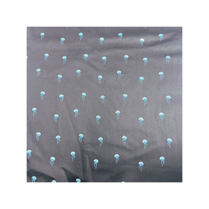 Top Choice GOTS Certificado Diseño personalizado 100% Tela de poliéster Acabado lasic Durable Secado rápido Patrón de medusas Niñas Bolsa Tela - Product Image 5