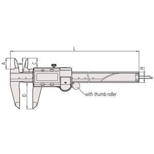 Mitutoyo 500-150-30 CD-10AX 500-151-30 CD-10AX Gamme 0-100m/0-150mm Fabriqué au Japon Calibre numérique absolu métrique - Product Image 4