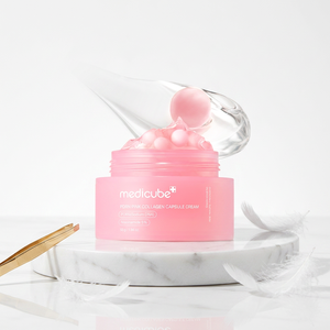 Crema de Colágeno Rosa PDRN en Cápsulas 55g, Humectante Coreano para el Cuidado de la Piel con Propiedades Antienvejecimiento y Reafirmantes para Todo Tipo de Piel - Product Image 1